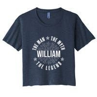 Custom Name The Man The Myth The Legend Crop Top