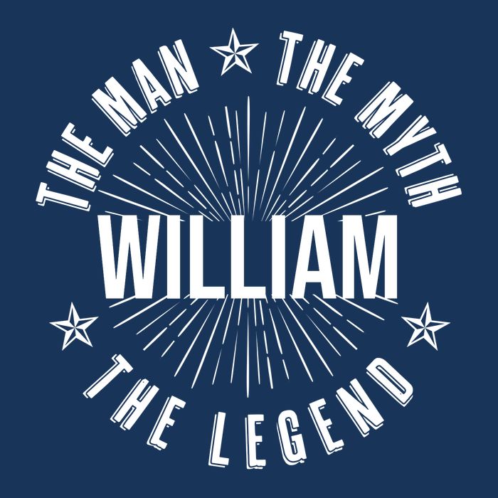 Custom Name The Man The Myth The Legend Womens T-Shirt