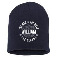 Custom Name The Man The Myth The Legend Short Acrylic Beanie