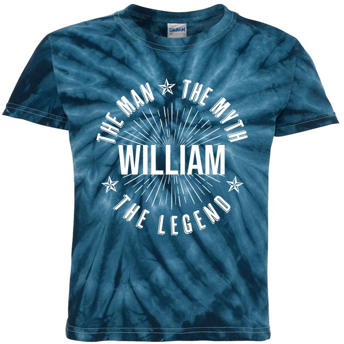 Custom Name The Man The Myth The Legend Kids Tie-Dye T-Shirt