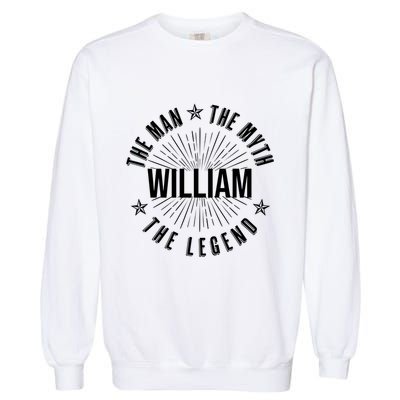 Custom Name The Man The Myth The Legend Garment-Dyed Sweatshirt