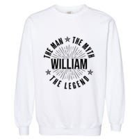 Custom Name The Man The Myth The Legend Garment-Dyed Sweatshirt