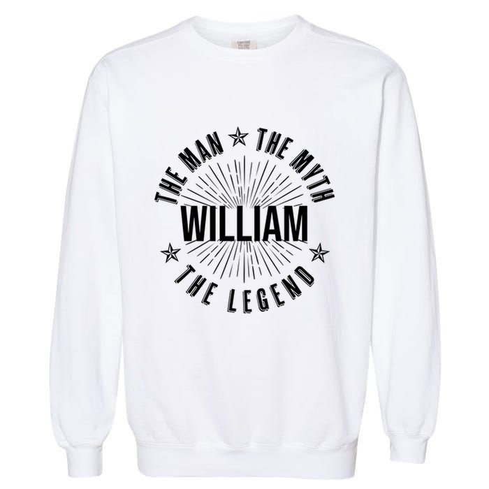 Custom Name The Man The Myth The Legend Garment-Dyed Sweatshirt