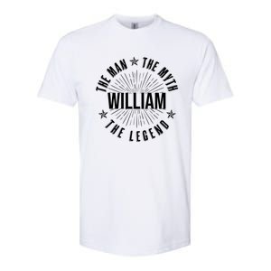 Custom Name The Man The Myth The Legend Softstyle CVC T-Shirt