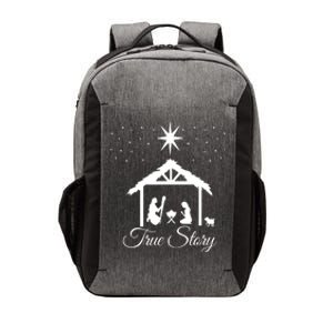 Christmas Nativity True Story Nativity Scene Gifts Vector Backpack