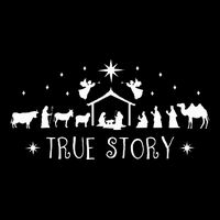 Christmas Nativity True Story Nativity Scene  16 in Basic Backpack