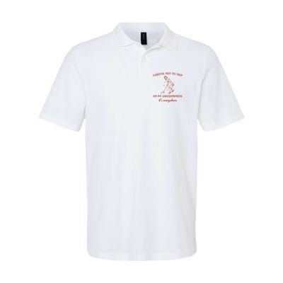 Careful Not To Trip On My Awesomeness Retro Polo