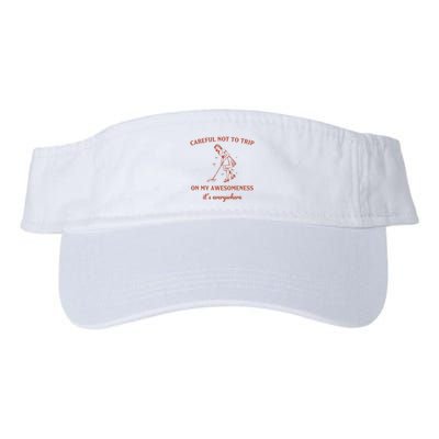 Careful Not To Trip On My Awesomeness Retro Visor