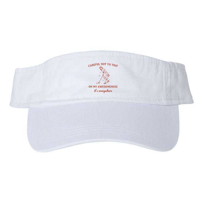 Careful Not To Trip On My Awesomeness Retro Visor