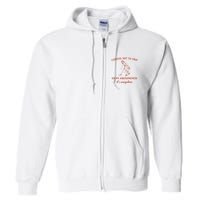 Careful Not To Trip On My Awesomeness Retro Full Zip Hoodie