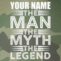 Custom Name The Man The Myth The Legend Legacy Tie Dye Trucker Hat