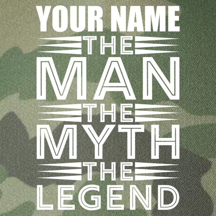Custom Name The Man The Myth The Legend Legacy Tie Dye Trucker Hat