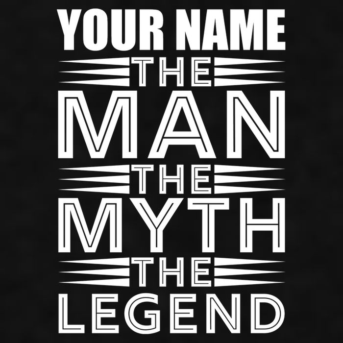 Custom Name The Man The Myth The Legend Ladies PosiCharge Tri-Blend Wicking Tank