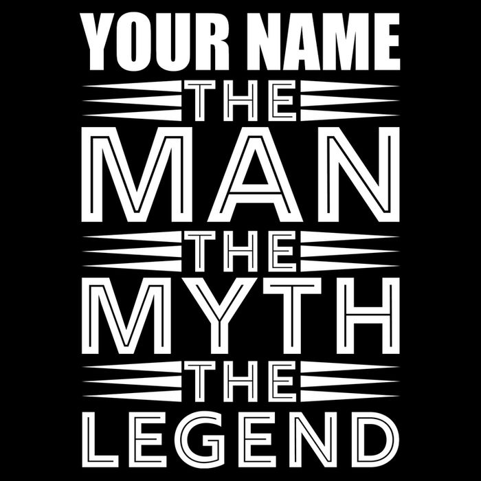 Custom Name The Man The Myth The Legend Flexfit Unipanel Trucker Cap