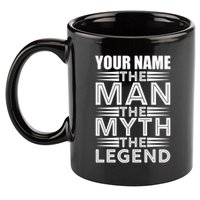 Custom Name The Man The Myth The Legend 11oz C Handle Ceramic Mug