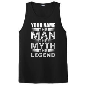 Custom Name The Man The Myth The Legend PosiCharge Competitor Tank