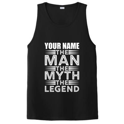 Custom Name The Man The Myth The Legend PosiCharge Competitor Tank