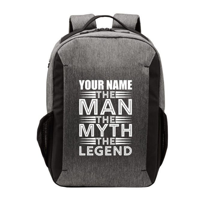 Custom Name The Man The Myth The Legend Vector Backpack