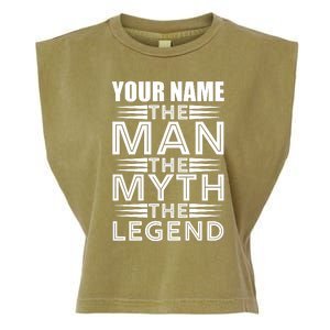 Custom Name The Man The Myth The Legend Garment-Dyed Women's Muscle Tee