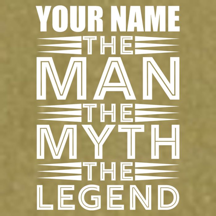 Custom Name The Man The Myth The Legend Garment-Dyed Women's Muscle Tee