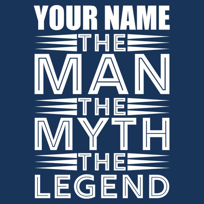 Custom Name The Man The Myth The Legend Flatbill Hat