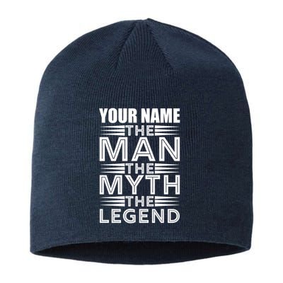 Custom Name The Man The Myth The Legend Sustainable Beanie