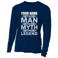 Custom Name The Man The Myth The Legend Cooling Performance Long Sleeve Crew