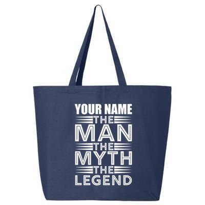 Custom Name The Man The Myth The Legend 25L Jumbo Tote