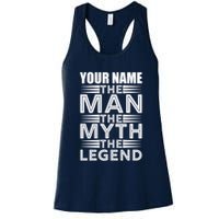 Custom Name The Man The Myth The Legend Womens Tank Top