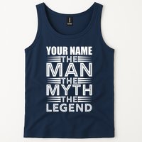 Custom Name The Man The Myth The Legend Tank Top