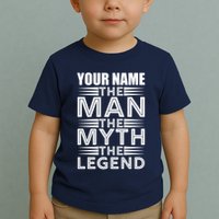 Custom Name The Man The Myth The Legend Toddler T-Shirt
