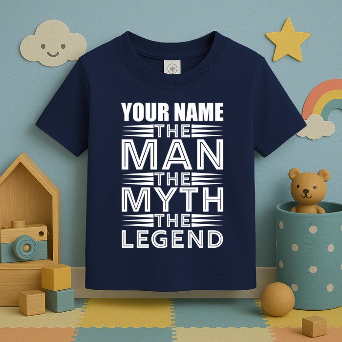 Custom Name The Man The Myth The Legend Toddler T-Shirt