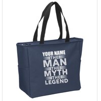 Custom Name The Man The Myth The Legend Zip Tote Bag