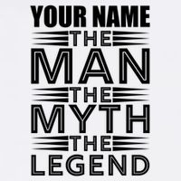 Custom Name The Man The Myth The Legend Garment-Dyed Sweatshirt