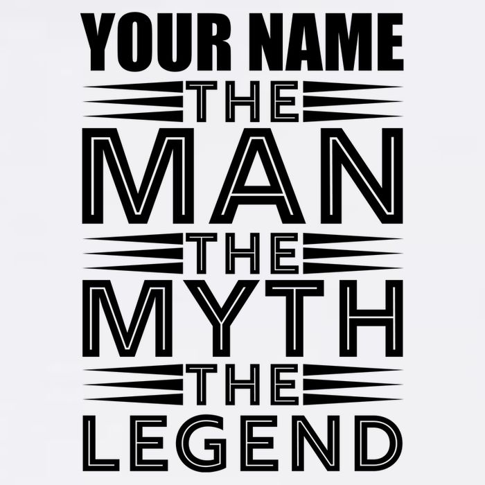 Custom Name The Man The Myth The Legend Garment-Dyed Sweatshirt