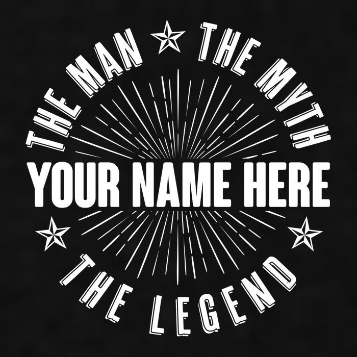 Custom Name The Man The Myth The Legend Ladies PosiCharge Tri-Blend Wicking Tank