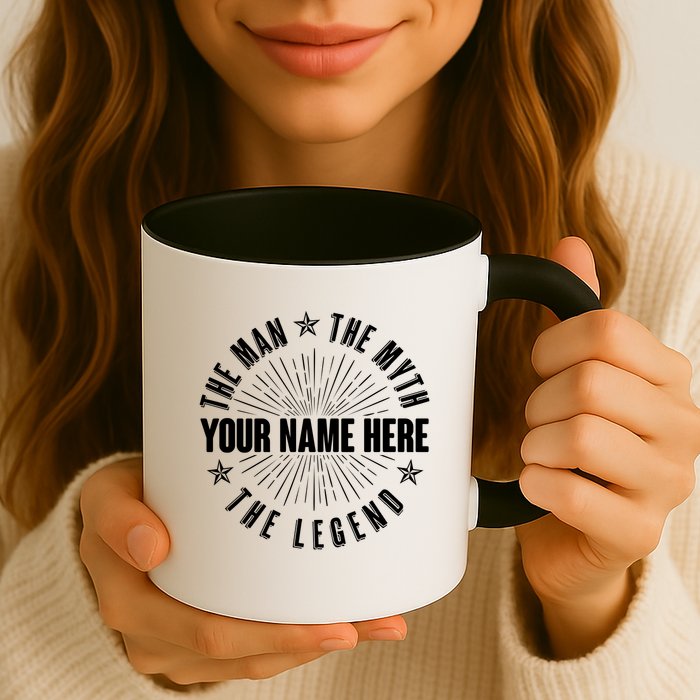 Custom Name The Man The Myth The Legend Mug
