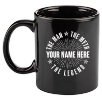 Custom Name The Man The Myth The Legend 11oz C Handle Ceramic Mug