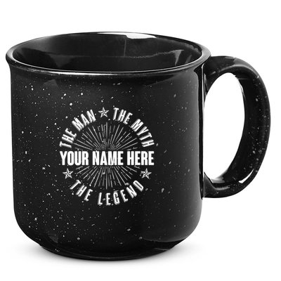 Custom Name The Man The Myth The Legend 15oz Campfire Ceramic Mug