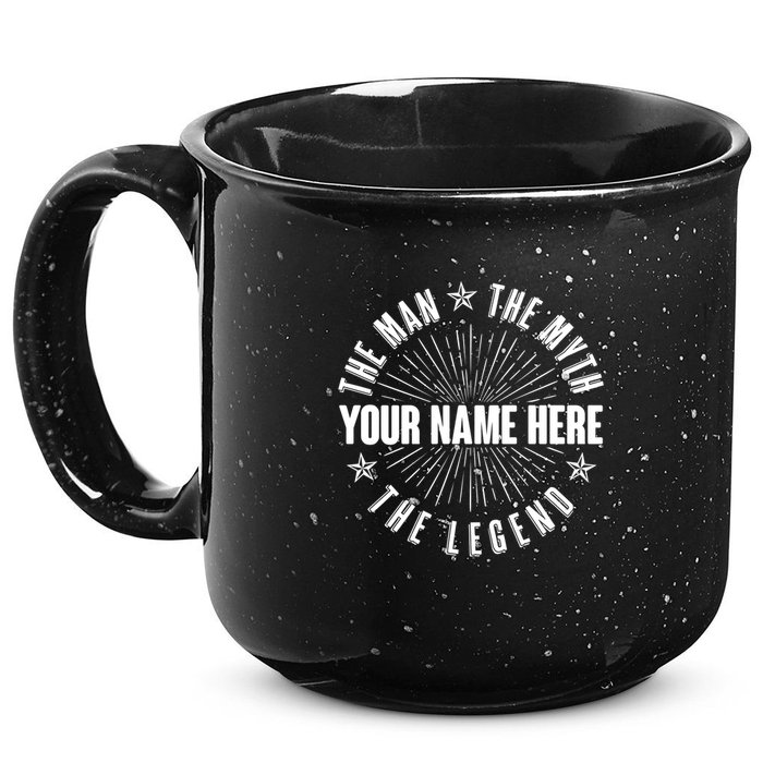 Custom Name The Man The Myth The Legend 15oz Campfire Ceramic Mug