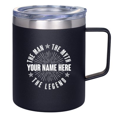 Custom Name The Man The Myth The Legend 12oz Stainless Steel Coffee Mug