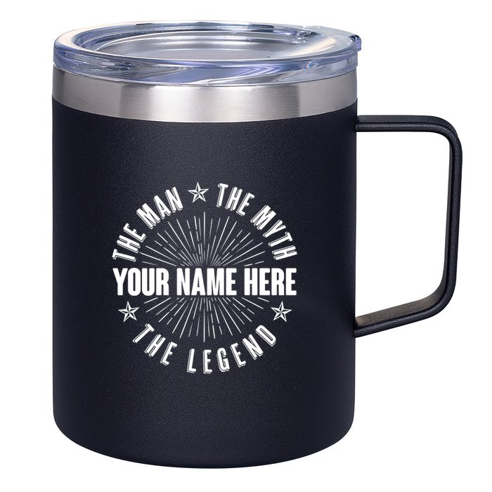 Custom Name The Man The Myth The Legend 12oz Stainless Steel Coffee Mug