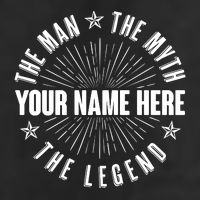 Custom Name The Man The Myth The Legend Microfiber Hand Towel