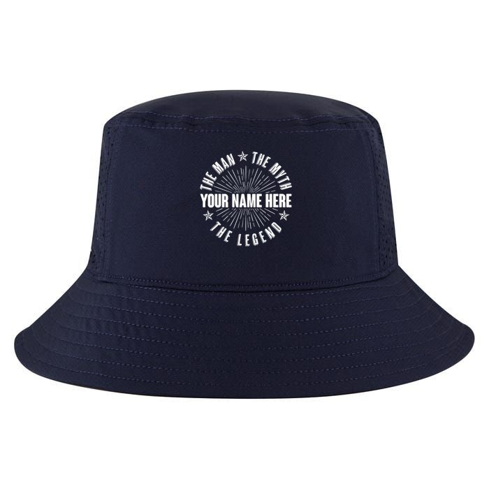 Custom Name The Man The Myth The Legend Cool Comfort Performance Bucket Hat