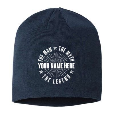 Custom Name The Man The Myth The Legend Sustainable Beanie