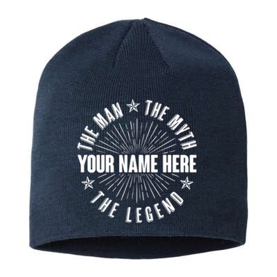 Custom Name The Man The Myth The Legend Sustainable Beanie