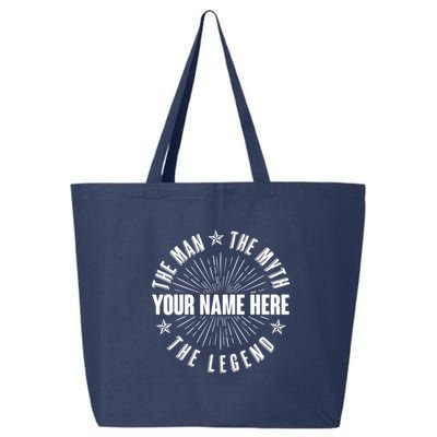 Custom Name The Man The Myth The Legend 25L Jumbo Tote