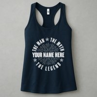 Custom Name The Man The Myth The Legend Womens Tank Top