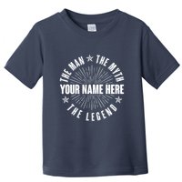 Custom Name The Man The Myth The Legend Toddler T-Shirt