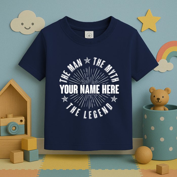 Custom Name The Man The Myth The Legend Toddler T-Shirt